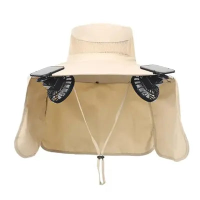Dual Solar Fan Hat - Nurmed Solar Breeze