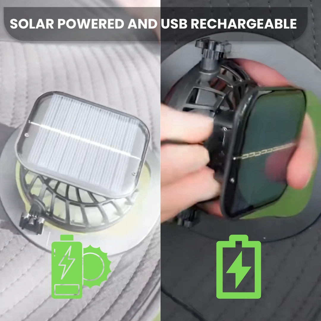Solar Fans Hat