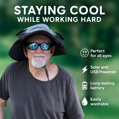 Solar Fans Hat