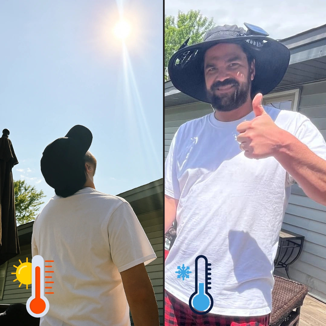 Solar Fans Hat
