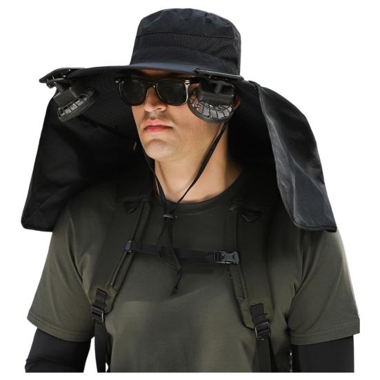 Dual Solar Fan Hat - Nurmed Solar Breeze