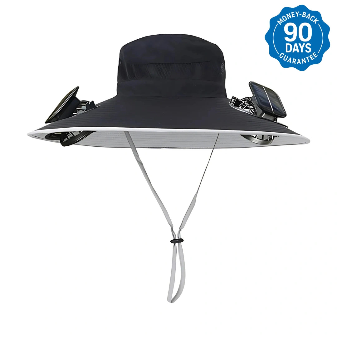 Solar Breeze Dual Solar Fans Hat
