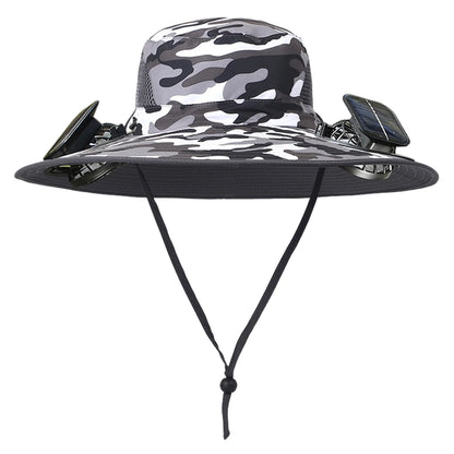 Solar Breeze Dual Solar Fans Hat