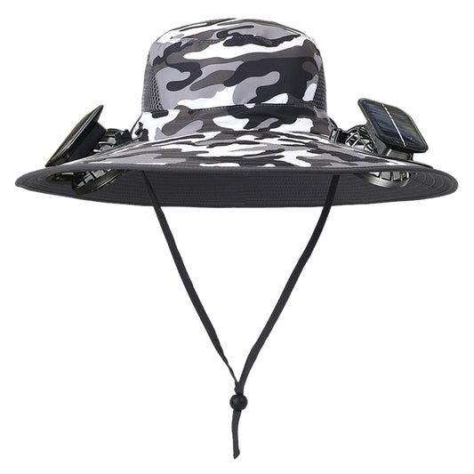 Dual Solar Fan Hat - Nurmed Solar Breeze